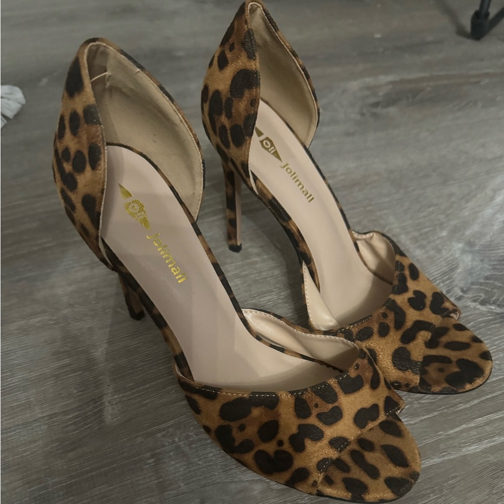 Animal print heels